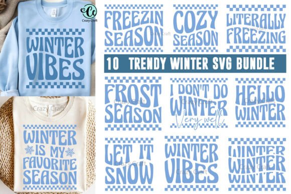 A Cozy Winter Crafters' Guide to 10 Trendy Shirt Graphics