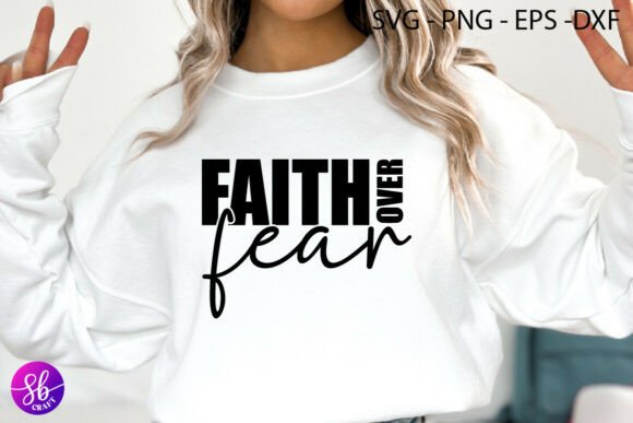 A Designer's Review of the Faith over Fear Bible Verse SVG