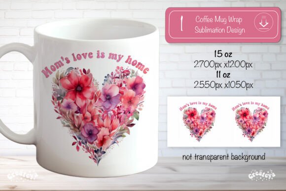 A Designer's Take on the Mother's Day Mug Wrap PNG