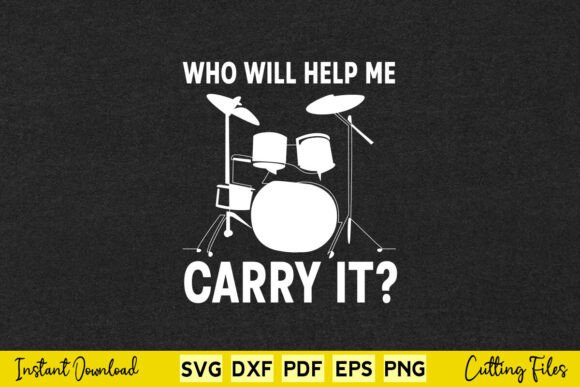 A Drummer SVG for Crafters & Small Business Graphics