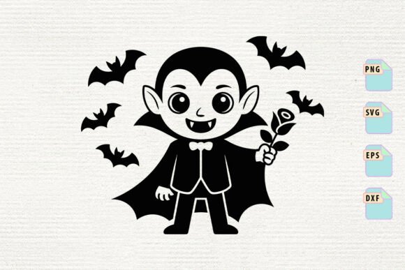 A Vampire SVG Graphic for Crafts & Branding