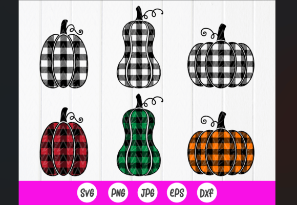 Buffalo Plaid Pumpkin Graphics for Crafting a Cohesive Brand