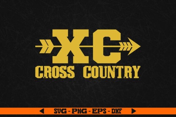 Crafting a Strong XC Cross Country Logo Graphic
