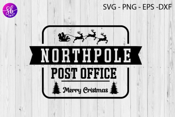 Crafting Festive Brands with a North Pole Graphic Asset
