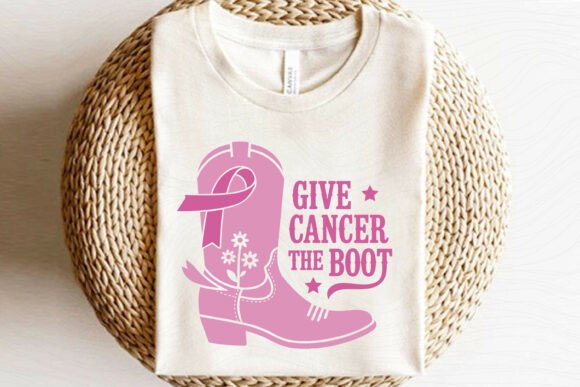 Evaluating Give Cancer the Boot Breast Cancer SVG for Embroidery