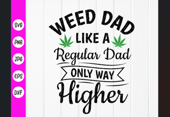 Evaluating the Weed Dad Like a Regular Dad SVG Design for Your Craft Shop