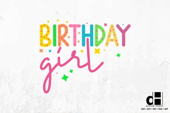 How a Birthday Girl Colorful SVG Graphic Elevates Craft Blog Visuals